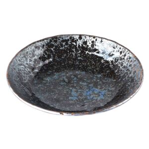 Pearl fekete-szürke kerámia tányér, ø 24 cm - MIJ