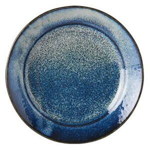 Indigo kék kerámia tányér, ø 17 cm - MIJ