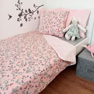 Pillangós ovis ágynemű párnahuzattal rózsaszín