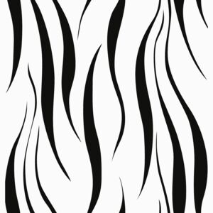 Buvu Vinyl tapéta fekete-fehér hullám minta
