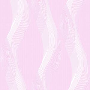 Buvu Vinyl tapéta rózsaszín hullámos vonalak