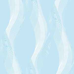 Buvu Vinyl tapéta Kék hullámos vonalak