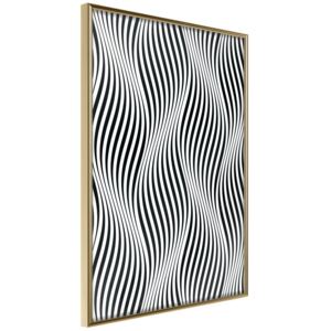 Bimago Illusion of Movement - keretezett kép 40x60 cm Arany keret