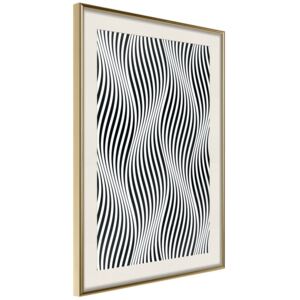 Bimago Illusion of Movement - keretezett kép 40x60 cm Arany keret paszpartu