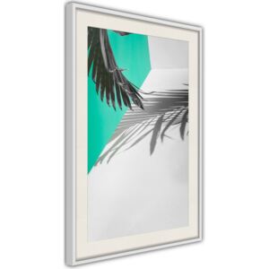 Bimago Leaves or Wings? - keretezett kép 40x60 cm Fehér keret paszpartu