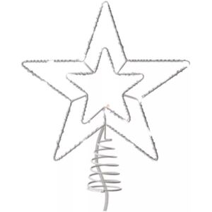 Kiegészítő kültéri LED Standard karácsonyi csillag, hidegfehér 28,5x28,5cm+30cm (hálózati adapter nélkül)