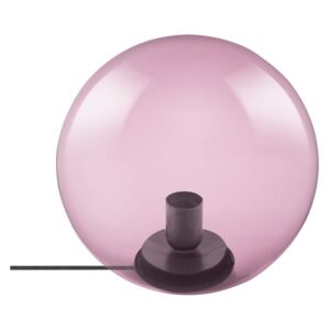 LEDVANCE Vintage 1906 Bubble TABLE 250x245 Glass Pink, beltéri, pink VINTAGE EDITION 1906 stílusú asztali lámpa, foglalat: E27, IP20 védelem, 5 év garancia 4058075217485