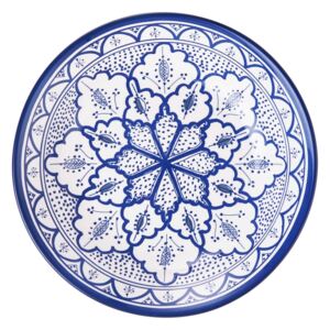 CASBAH tányér 28cm kék mintás