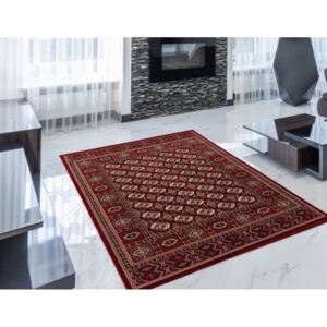 Gépi Perzsa szőnyeg Bokhara red 140x200 (Premium) klasszikus perzsaszőnyeg
