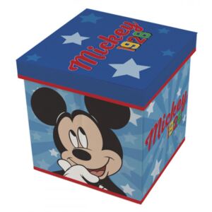 Játéktároló doboz és puff Mickey egér