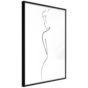 Bimago Silhouette - keretezett kép 40x60 cm Fekete keret