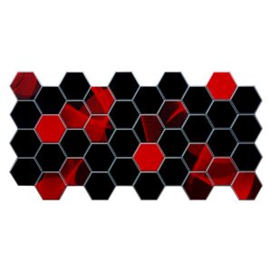 Hexagon PVC falpanel (960 x 490 mm - 0,46 m2)