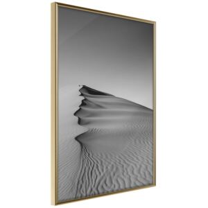 Bimago Wave of Sand - keretezett kép 40x60 cm Arany keret