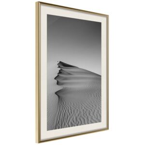 Bimago Wave of Sand - keretezett kép 30x45 cm Arany keret paszpartu