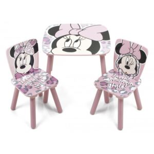 Gyerekasztal székekkel Minnie egeres 3