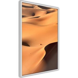 Bimago Desert Landscape - keretezett kép 40x60 cm Fehér keret