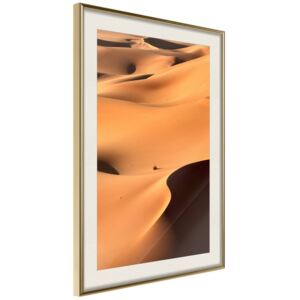 Bimago Desert Landscape - keretezett kép 20x30 cm Arany keret paszpartu