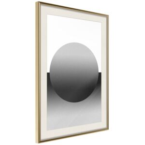 Bimago Levitating Sphere - keretezett kép 20x30 cm Arany keret paszpartu