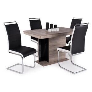 Debora asztal Száva székekkel | 4 személyes étkezőgarnitúra