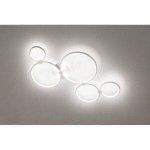 OLIMPYC Modern LED mennyezeti lámpa, matt fehér/ fehér