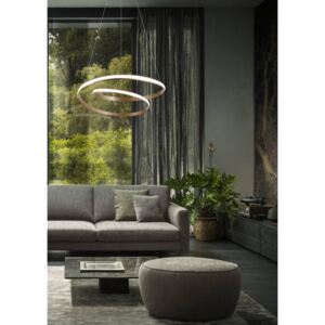 GUSANO Modern LED állólámpa matt fehér/opál, 150cm
