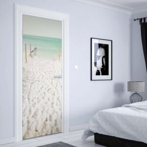 Fotótapéta ajtóra - Pastel Colours Sandy Beach - változat 4 | 91x211 cm
