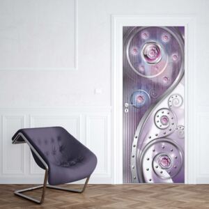 Fotótapéta ajtóra - 3D Ornamental Design Purple1 | 91x211 cm