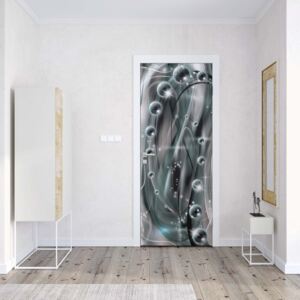 Fotótapéta ajtóra - 3D Modern Ornamental Design Blue1 | 91x211 cm