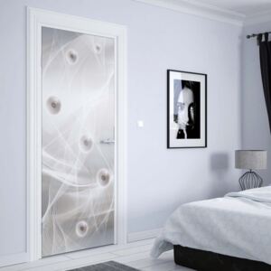 Fotótapéta ajtóra - 3D Modern Silver Design1 | 91x211 cm
