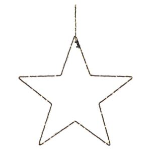 Alpha Star fekete karácsonyi függő fénydekoráció, magasság 45 cm - Markslöjd