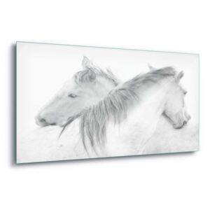 Üvegkép - Horses by marie-anne stas 60x40 cm