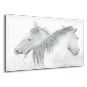 Üvegkép - Horses by marie-anne stas 100x75 cm