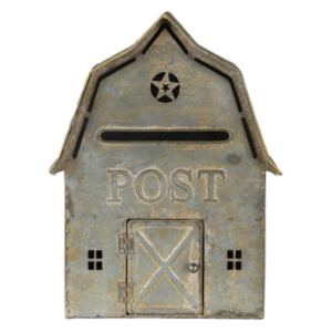 Antikolt fém postaláda