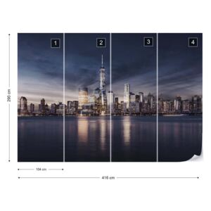 Fotótapéta - New York City Sunrise Nem szőtt tapéta - 416x290 cm