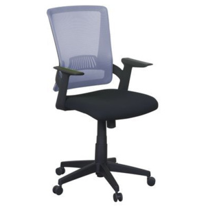 Eva irodai szék, háló, fekete/szürke