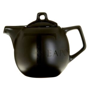 Fekete kerámia teáskanna, 500 ml - Premier Housewares