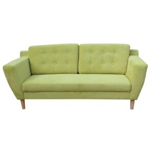 Háromszemélyes skandináv kanapé, ánizs zöld - NARVIK