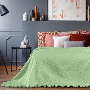 Tilia Mint zöld ágytakaró, 220 x 240 cm - AmeliaHome