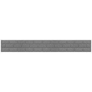 MultyHome EZ Border Bricks ECO Ágyásszegély háromsoros 120cm - szürke