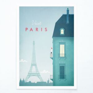 Paris poszter, A2 - Travelposter