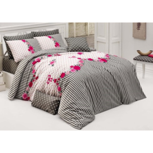 Kétrészes ágytakaró Tanya rózsaszín, 240x220 cm
