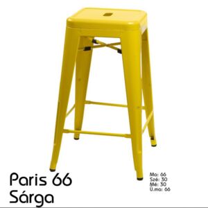 Paris 66 bárszék sárga