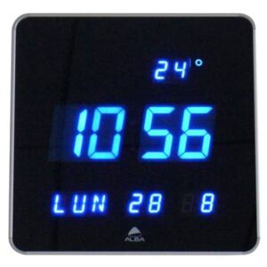 Falióra, LED kijelzős, 28 cm, ALBA Horledsq, fekete (BHORLEDSQ)