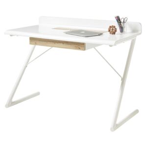 TULA Fehér-Tölgyfa 1 fiókos íróasztal