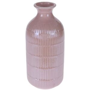 Loarre váza, rózsaszín, 10,5 x 22,5 cm