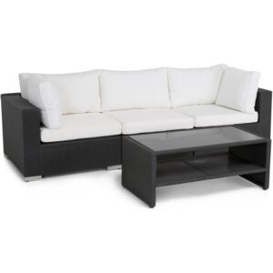 Kültéri bútor VG5165 Fehér + fekete
