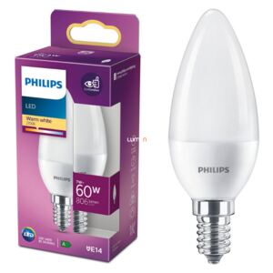 Philips E14 LED gyertya 7W 806lm 2700K meleg fehér - 60W izzó helyett