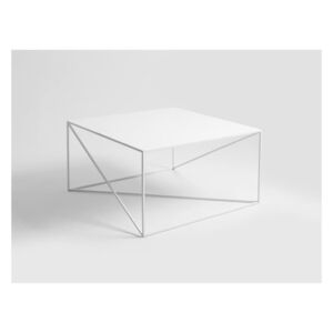 Memo fehér dohányzóasztal, 100 x 100 cm - Custom Form