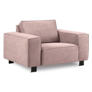 Modern világos rózsaszín fotel - Kooko Home