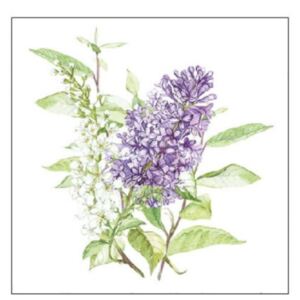 Lilac White papírszalvéta 25x25cm, 20db-os